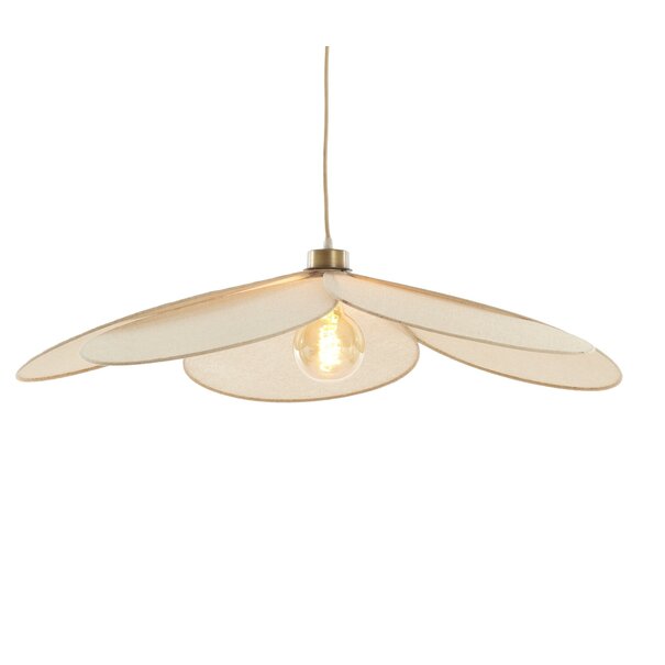 Light & Living Hanglamp Ø79x20 cm FYANO zand