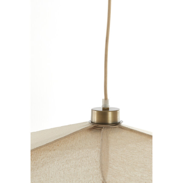 Light & Living Hanglamp Ø79x20 cm FYANO zand