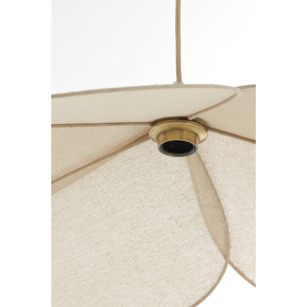Light & Living Hanglamp Ø79x20 cm FYANO zand