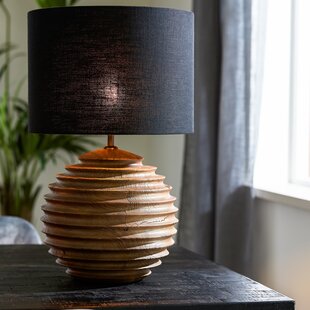 Lampenkap cilinder 30-30-21 cm LIVIGNO zwart