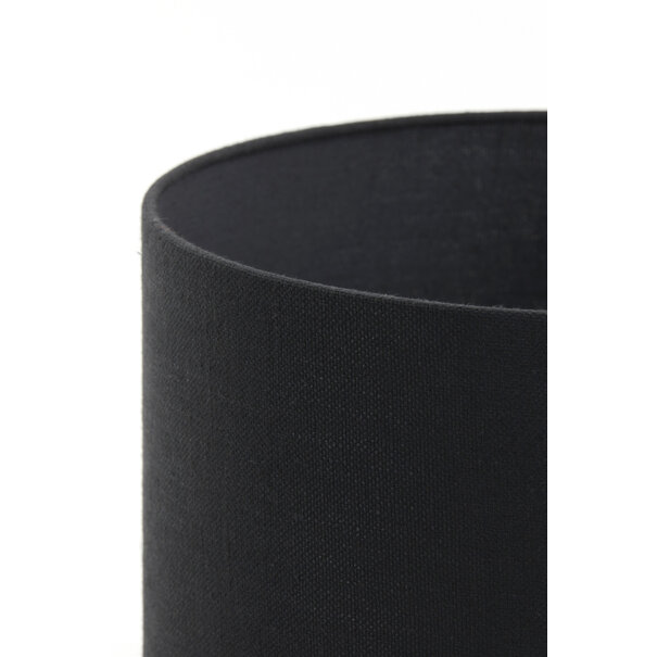 Light en Living Lampenkap cilinder 30-30-21 cm LIVIGNO zwart