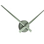 Wandklok Little Big Time groen metallic