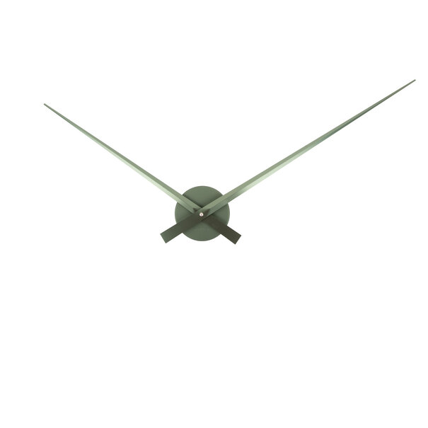 Karlsson Wandklok Little Big Time groen metallic