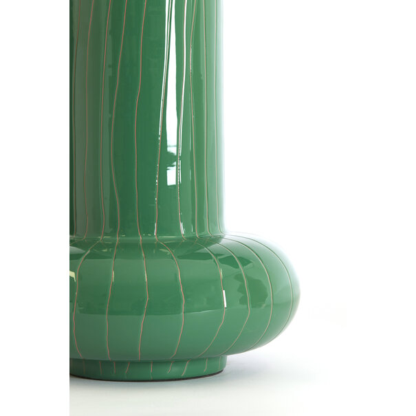 Light en Living Vaas deco Ø23x33 cm ASANO groen-roze