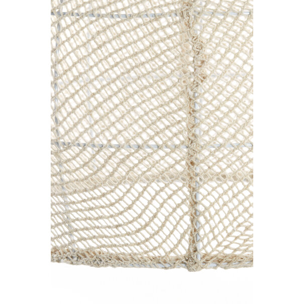 Light en Living Hanglamp Ø42x42 cm MAKASSAR zijde crème