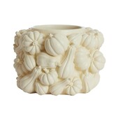 Vaas deco Ø28x18 cm PUMPKIN crème
