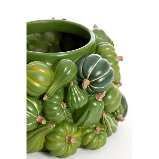 Light en Living Vaas deco Ø28x18 cm PUMPKIN groen