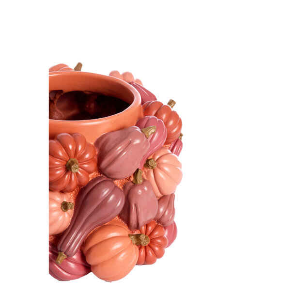 Light en Living Vaas deco Ø28x18 cm PUMPKIN rood