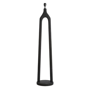 Vloerlamp Ø30x135 cm XITTA hout mat zwart