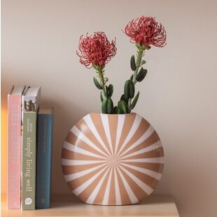 Vaas Candy Swirl zacht bruin - wit groot