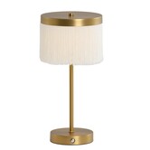 Tafellamp LED Ø17x35 cm DINY antiek  brons+crème