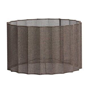 Kap cilinder 40-40-25 cm DISLI linnen  bruin