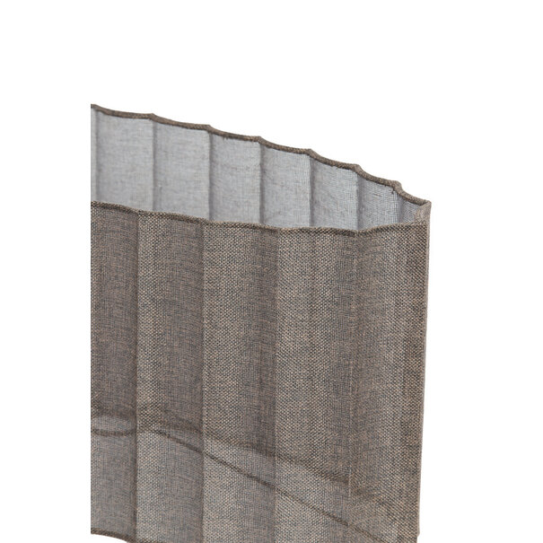 Light en Living Kap ovaal recht smal 45-21-22 cm DISLI  linnen bruin