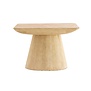 Bijzettafel 60x60x41 cm DEGO mat naturel