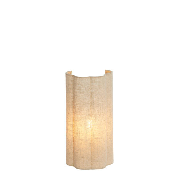 Light en Living Wandlamp E14 15x10x30,5 cm FRINGE naturel