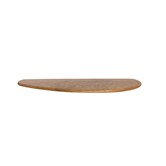 Wandplank 49x15x3 cm GINOSU olie bruin
