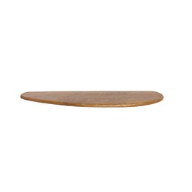 Wandplank 49x15x3 cm GINOSU olie bruin