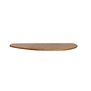 Wandplank 49x15x3 cm GINOSU olie bruin