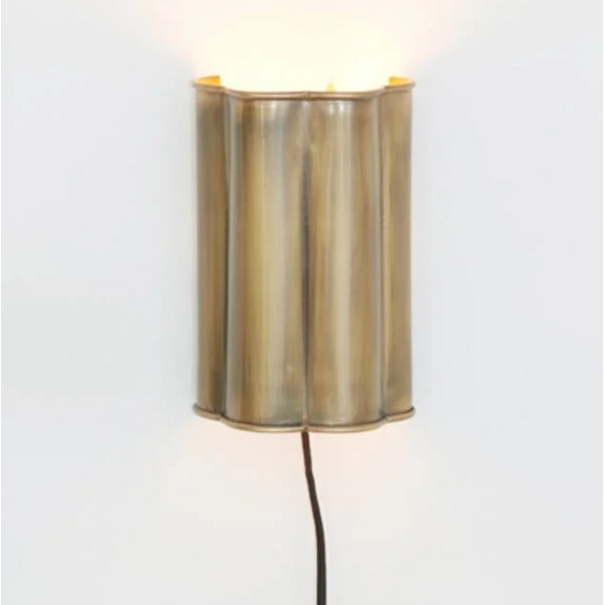 Light en Living Wandlamp 13,5x9,5x20,5 cm FRINGE antiek brons