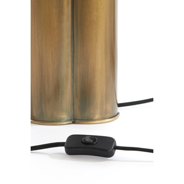 Light en Living Wandlamp 13,5x9,5x20,5 cm FRINGE antiek brons