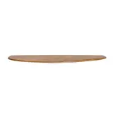 Wandplank 80x20x3 cm GINOSU olie bruin