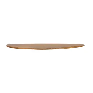 Wandplank 80x20x3 cm GINOSU olie bruin