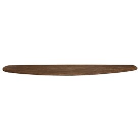 Wandplank 80x20x3 cm GINOSU mat donker bruin