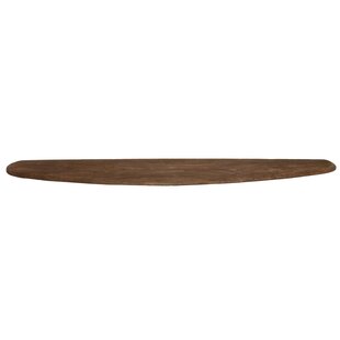 Wandplank 80x20x3 cm GINOSU mat donker bruin