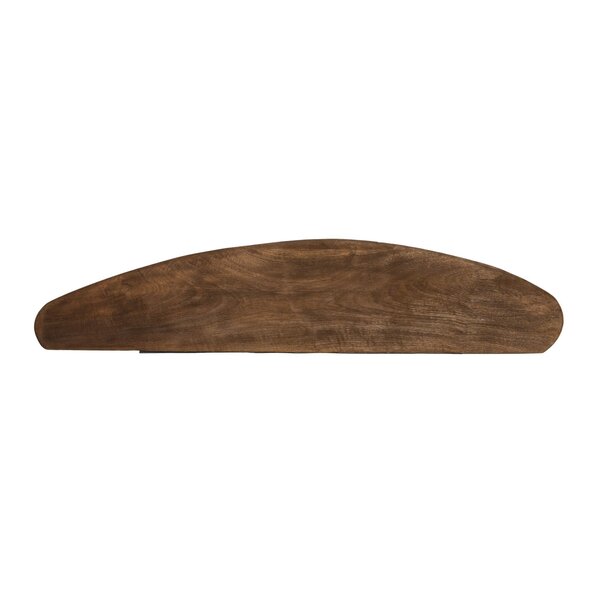 Light en Living Wandplank 80x20x3 cm GINOSU mat donker bruin