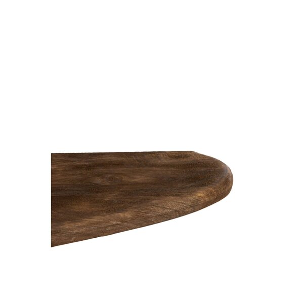 Light en Living Wandplank 80x20x3 cm GINOSU mat donker bruin