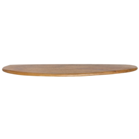 Wandplank 70x17x3 cm GINOSU olie bruin
