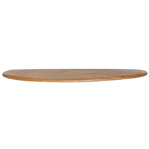 Light en Living Wandplank 70x17x3 cm GINOSU olie bruin