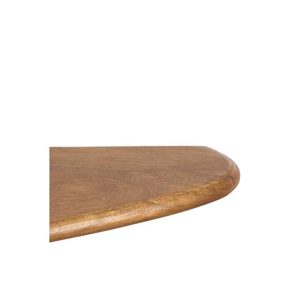 Light en Living Wandplank 70x17x3 cm GINOSU olie bruin