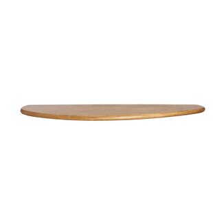 Wandplank 100x25x3 cm GINOSU olie bruin