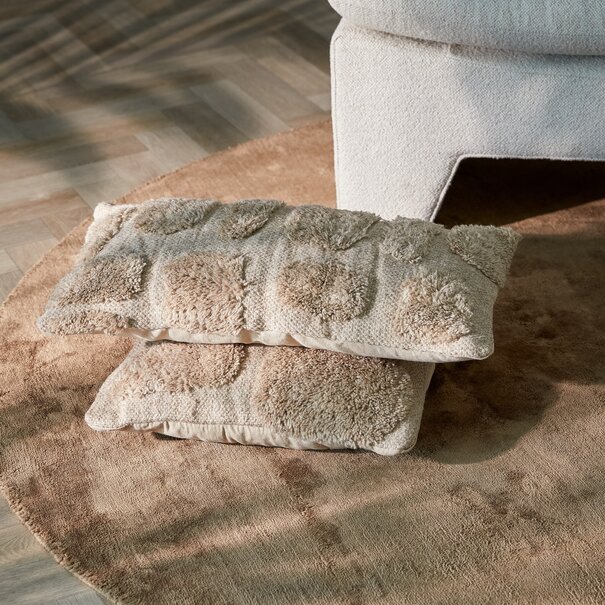 Light en Living Kussen 45x45 cm ZIRAFI beige