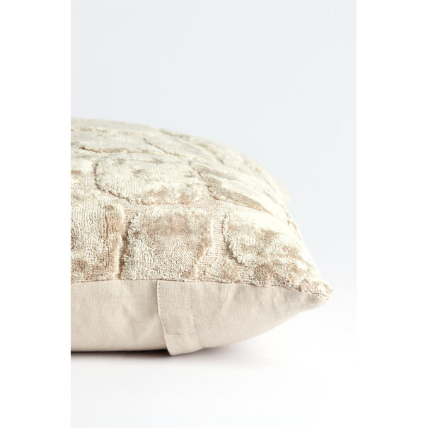 Light en Living Kussen 45x45 cm ZIRAFI beige
