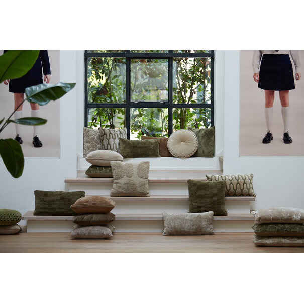 Light en Living Kussen 45x45 cm ZIRAFI beige