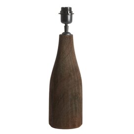 Lampvoet Ø13x32 cm TRAPINO hout mat donker bruin