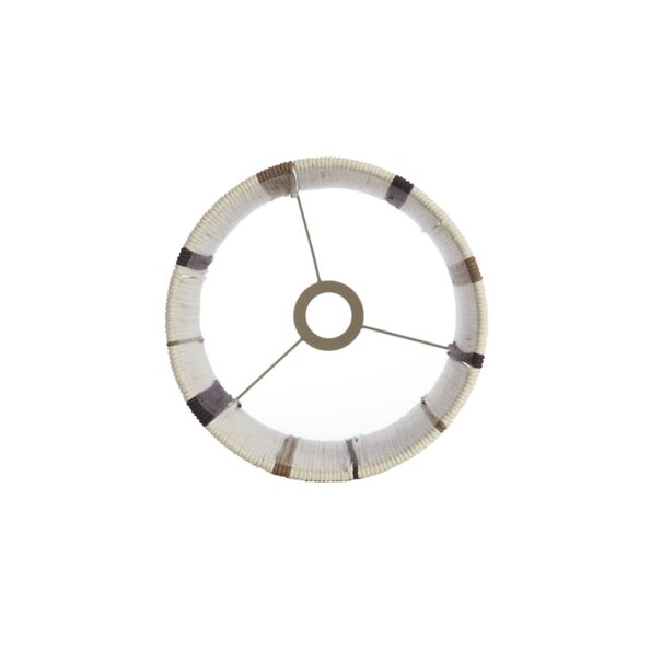 Light en Living Kap cilinder 20-20-30 cm MEDAN crème+bruin+donker bruin