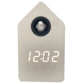 Alarmklok Cuckoo LED whitewash veneer