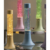 Tafellamp Astro Glitter zacht groen met helder groen glitter