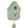 Wandklok Modern Cuckoo ABS zacht groen