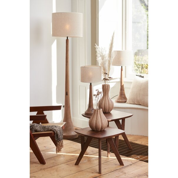 Light en Living Lampenkap cilinder 40-40-30 cm BRESKA parel wit