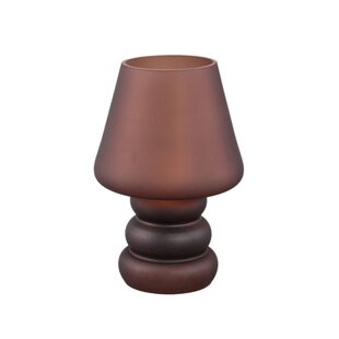 Tafellamp Led Miron Bruin matglas