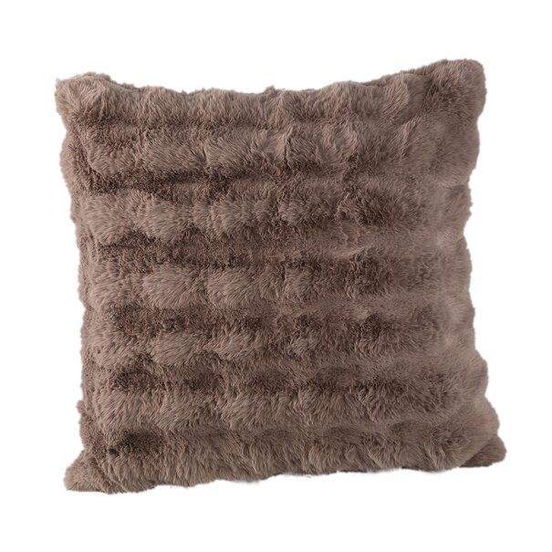 PTMD Kussen Dunae Taupe vierkant L