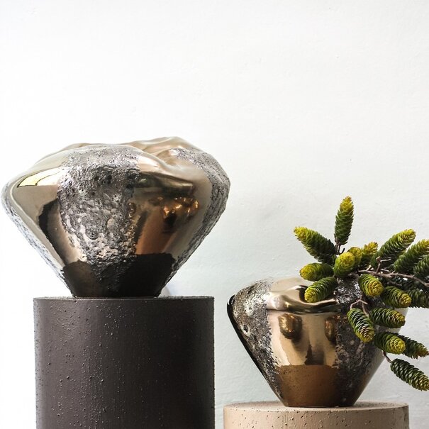 PTMD Vaas Rubi Brons keramiek XL