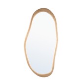 Spiegel Barragh Naturel hout organisch ovaal