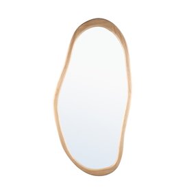 Spiegel Barragh Naturel hout organisch ovaal