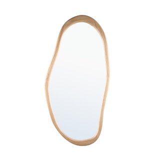 Spiegel Barragh Naturel hout organisch ovaal