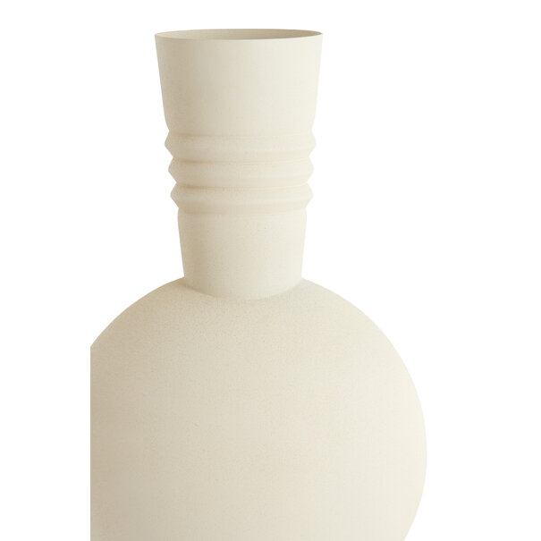 Light en Living Vaas deco  Ø18X54,5 cm KAVANSI mat creme